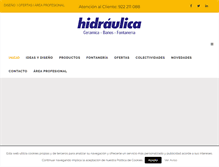 Tablet Screenshot of hidraulica.com